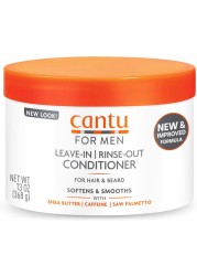 Cantu Men&#39;s Collection Shea Butter Leave-In Conditioner White 370g