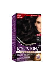 Wella Koleston Supreme Hair Color 1/0 Darkest Night Black