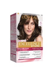 L&#39;Oreal Paris Excellence Creme Triple Care Permanent Hair Colour 4 Brown