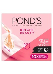 Pond&#39;s Bright Beauty Serum Night Cream with Niacinamide Vitamin E and Glycerin 50g