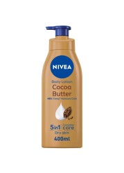 NIVEA Body Lotion Dry Skin Cocoa Butter Vitamin E 400ml