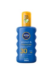 نيفيا صن بخاخ حماية وترطيب بمعامل حماية من الشمس SPF 30، 200 ملل