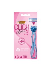 Bic Soleil Click 3 3-Blade Shaver With 4 Cartridges For Women