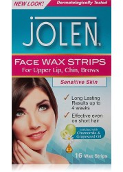Jolen Wax Strips 16 Sensitive Skin