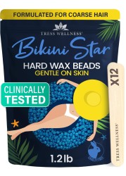 Tress WellnessHard wax beads for hair removal For sensitive skin Bikini Star 12lb