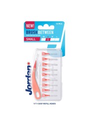 Jordan Brush Between Interdental Brush With Refill Heads Pink S 0.5mm 10 PCS
