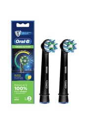 Oral-B CrossAction Replacement Brush Head EB50BRB-2 Black 2 PCS