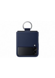 Samsung Galaxy Z Flip3 Silicone Cover with Ring - Official Case - Navy