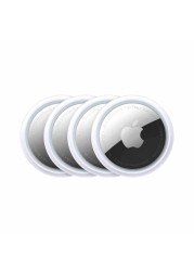 Apple AirTag Multi-Function Item Locator White/Silver 4 Counts