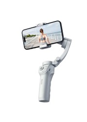 مثبت الهاتف Gimbal 360 Ai Auto Face Tracking يده سيلفي عصا ترايبود تتبع Gimbal، Yesido SF18 - رمادي