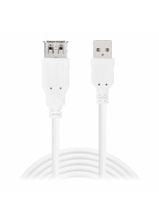 ساندبرغ كابل توصيل USB 2.0 بطول 1.8 متر - أبيض