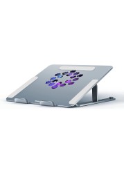 Remson Adjustable Cooling Laptop Stand with RGB Fan, Aluminum Alloy Laptop Holder Compatible for MacBook 12/13, MacBook Pro 13/15, MacBook Air 13, Lenovo, HP, Dell, Samsung and Laptops from 13&quot; - 17&quot;&hellip;