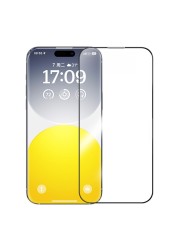 Baseus Sapphire Series iPhone 16 Pro 6.3" Screen Protector 9H Tempered Glass Built-in Dust Filter Easy Installation Anti-Fingerprint, Anti-Scratch Clear