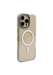 حافظة Mezone iPhone 16 Pro Max Clear MagSafe، حماية من الدرجة العسكرية iPhone16 Pro Max غطاء نحيف مقاوم للصدمات، حافظة هاتف واقية بمغناطيس قوي مضادة للخدش ومضادة لبصمات الأصابع مع إطار عدسة، شفاف