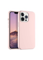 Protective Soft Silicone Case Cover For Apple Iphone 13 Pro Max Pink
