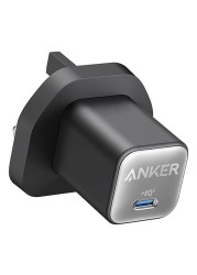 أنكر شاحن حائط نانو بمنفذ USB-C - أسود 30 واط
