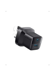 أنكر 323 محول شاحن بقدرة 33 واط مع كابل شحن ومزامنة بيانات USB-C إلى USB-C - أسود 3 قدم