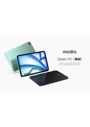 Modio M40 10.1inch Tablet Pc, 8GB RAM+512GB ROM, Real Incell Screen Display, Keyboard+Mouse Pad, Leather Case (Green)
