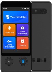 Language Translator Device Support for 138 Languages Real Time Offline/Online Instant Two Way Voice and Photo Translation 4&rdquo; Touchscreen for Travel, Business, and Language Learning
