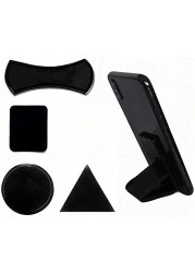 Aiwanto 5Pcs Sticky Gel Pads Cell Phone Stand Gel Pads Multi Function Magic Anti-Slip Gel Pads for Cell Phones Holder