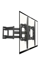 Full Motion TV Wall Mount Fits Most 40-80 inch TVs, Swivel and Tilt TV Bracket with Double Hinged Arms, TV Mount