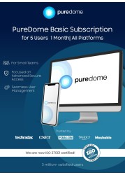 PureDome Basic Subscription for 5 Users 1 Month All Platforms Digital Subscription