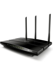 تي بي-لينك راوتر مودم لاسلكي جيجابت في دي اس ال/ايه دي اس ال VR400-AC1200 (اسود)