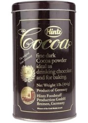 HINTZ COCOA POWDER TIN 454GM