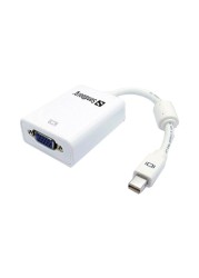 ساندبرغ ميني ديسبلاي بورت محول VGA - أبيض