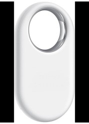 Radiotronics Smart Tag 2 (2023) Bluetooth + UWB, IP67 Water and Dust Resistant, Findable via App, 1.5 Year Battery Life -, Includes Carrying Pouch (White)