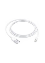 أبل كابل شحن من منفذ لايتنينغ إلى USB بطول 1 متر - أبيض