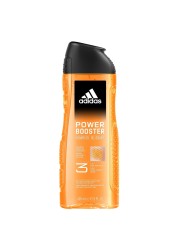 Adidas Power Booster 3-In-1 Shower Gel Clear 400ml