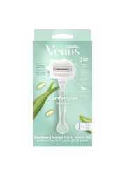Gillette Venus Comfortglide Sensitive Razor and Cartridges Pack of 2