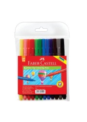 Faber-Castell Fibre Tip Colouring Pens Set Multicolour 3 Years and above