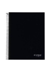 Ambar Ideas A5 Hardcover Spiral Bound Notebook 120 Sheets Blue