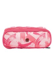 Wenger 2 Compartment Pencil Case Pink 23cm