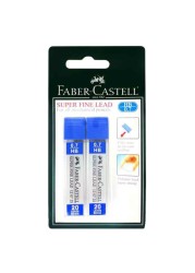 Faber-Castell Super Fine HB Mechanical Pencil Leads Grey 0.7mm 20 PCS