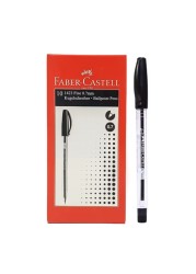 Faber-Castell Ballpoint Pen 1423 Black 0.7mm 10 PCS