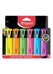 Maped Fluo Classic Highlighters 6 PCS
