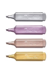 Faber-Castell Textliner Metallic Highlighter Multicolour 4 PCS