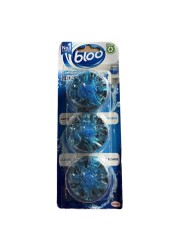 Bloo In Cistern Purple Water Toilet Rim Block 38g Pack of 3