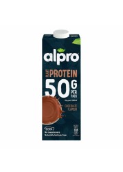 Alpro Soya High in Proteins Chocolate Drink, 100% Plant-Based, Lactose Free 1L