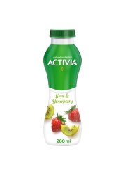 Activia Yoghurt Go Drinkable Yogurt Snack Kiwi-Strawberry 280ml