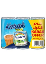 رينبو حليب مبخر 170 غرام حزمة من 12