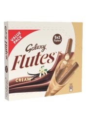 Galaxy Flutes Crispy Cream Wafer Roll, 22.5g Pack of 5