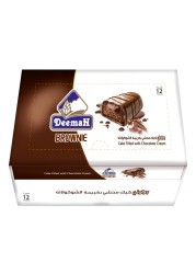 Deemah Cake Filled With Chocolate Cream Brownie 37g Pack of 12