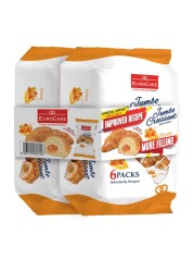 EuroCake Honey Filled Jumbo Croissant, 300g Pack of 2