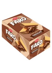 Tiffany Faro Crispy Wafers with Chocolate Flavoured Cream Filling, 40g Pack of 12