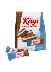 Kagi Crisp &#39;N&#39; Cream Milk Cream Wafer Bar Bag, 88g