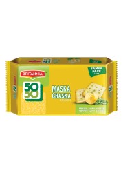 بريتانيا 50-50 ماسكا تشاسكا بسكويت مقرمش، 71 غرام حزمة من 6